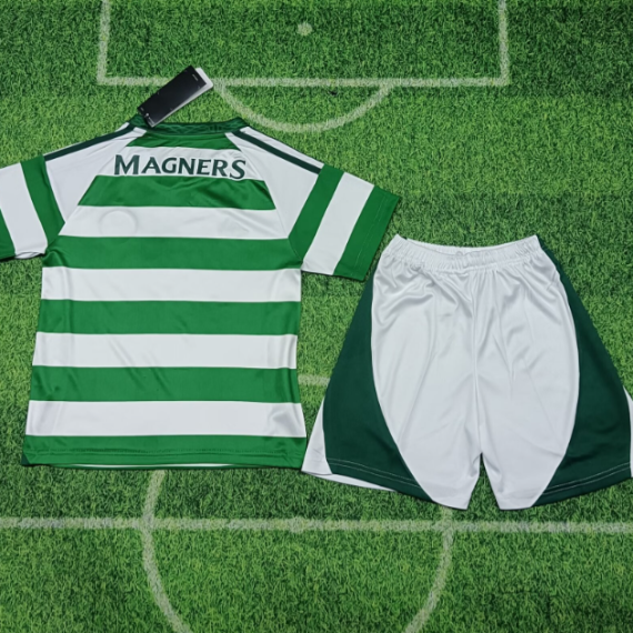 24/25 Celtic Home Football Shirt Kids Size Suit