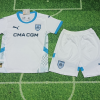 24/25 Marseille Home Football Shirt Kids Size Suit