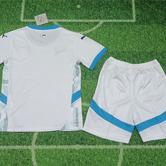 24/25 Marseille Home Football Shirt Kids Size Suit
