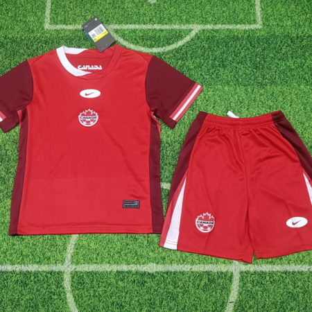 24/25 Canada Home Football Shirt Kids Size Suit