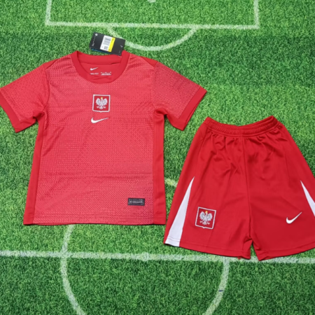 24/25 Poland Away Football Shirt Kids Size Suit