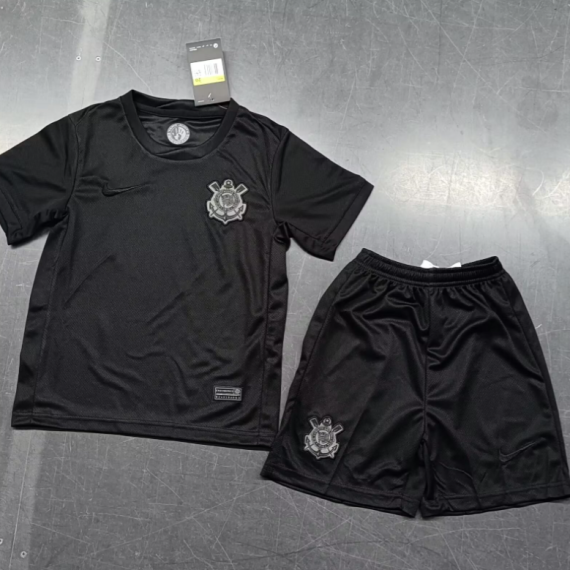 24/25 New Corinthians Away Football Shirt Kids Size Suit