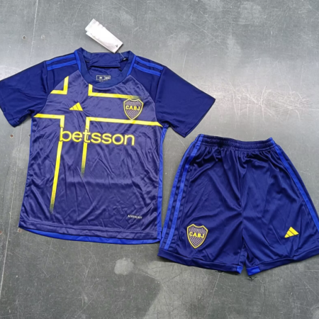 24/25 Boca Juniors Third Away Football Shirt Kids Size Suit