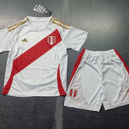 24/25 Peru Home Football Shirt Kids Size Suit