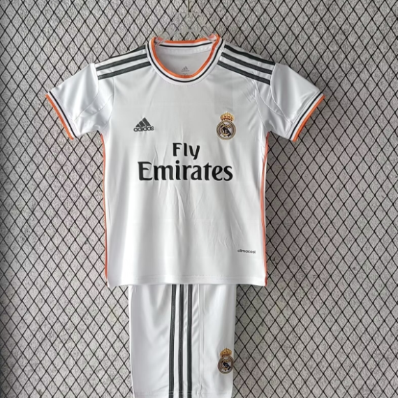 13/14 Retro Real Madrid Home Football Shirt Kids Size Suit