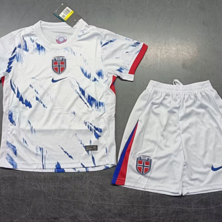 24/25 Norway Away Football Shirt Kids Size Suit