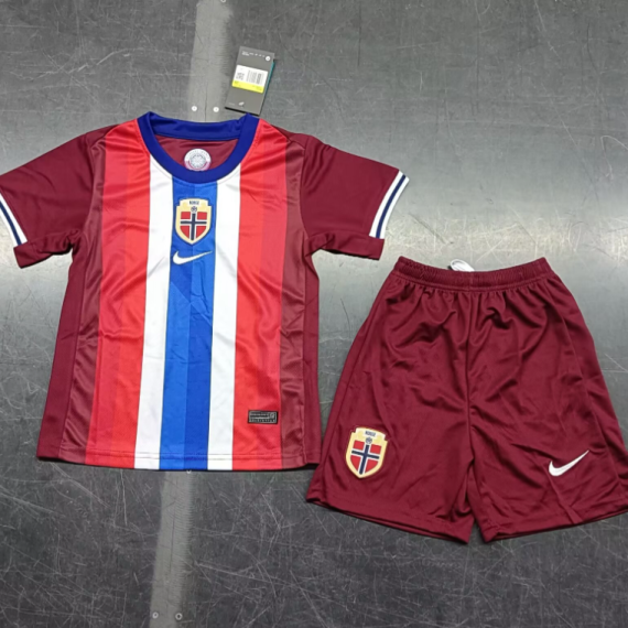 24/25 Norway Home Football Shirt Kids Size Suit