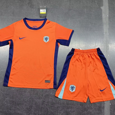 24/25 Netherlands Home Football Shirt Kids Size Suit