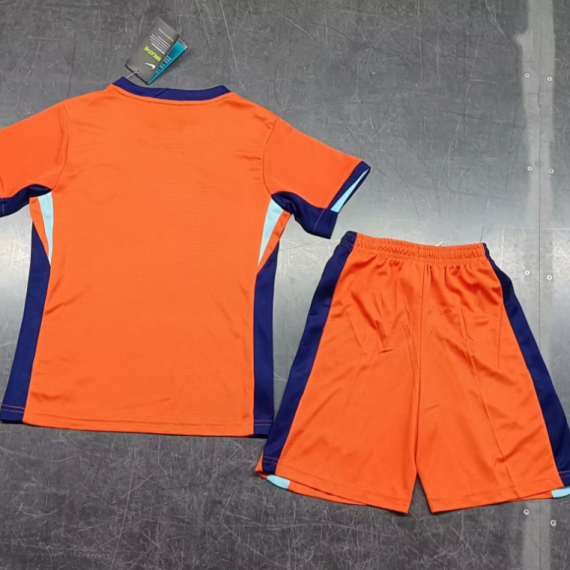 24/25 Netherlands Home Football Shirt Kids Size Suit