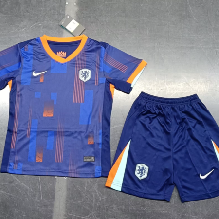 24/25 Netherlands Authentic Away Football Shirt Kids Size Suit