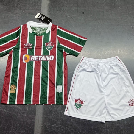 24/25 Fluminense Home Football Shirt Kids Size Suit