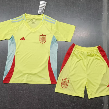 24/25 Spain Away Football Shirt Kids Size Suit