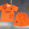 24/25 Real Madrid Orange Joint Version Football Shirt Kids Size Suit