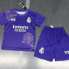 24/25 Real Madrid Purple Y-3 Special Edition Football Shirt Kids Size Suit