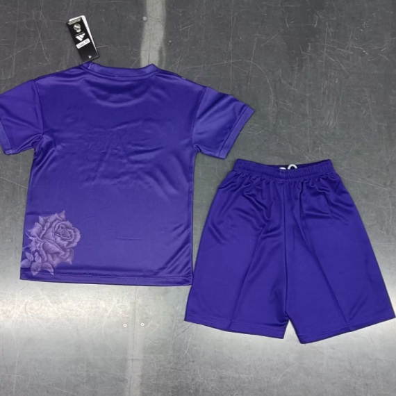 24/25 Real Madrid Purple Y-3 Special Edition Football Shirt Kids Size Suit