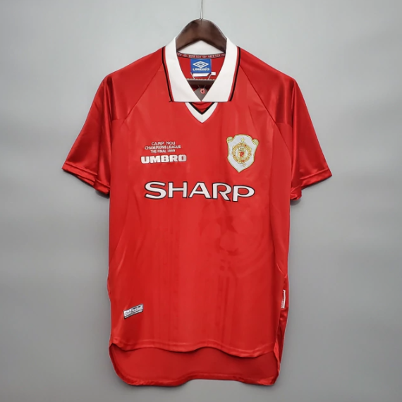 99/00 Retro Manchester United Home Football Shirt