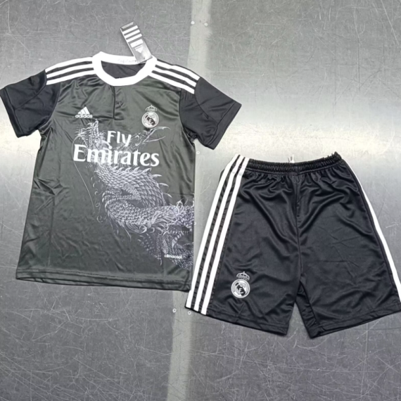 14/15 Retro Real Madrid Third Football Shirt Kids Size Suit
