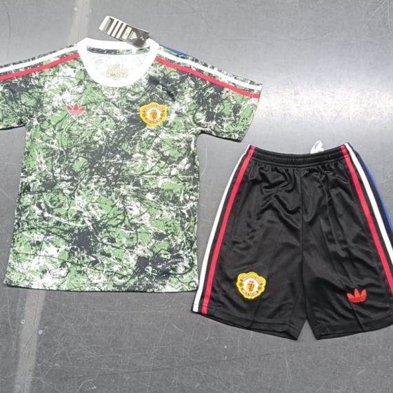 23/24 Manchester City Joint Edition Football Jersey Kids Size Suit