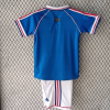1998 Retro France Home Football Shirt Kids Size Suit