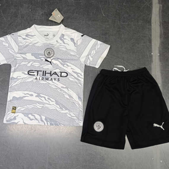 23/24 Manchester City Dragon Special Edition Football Shirt Kids Size Suit