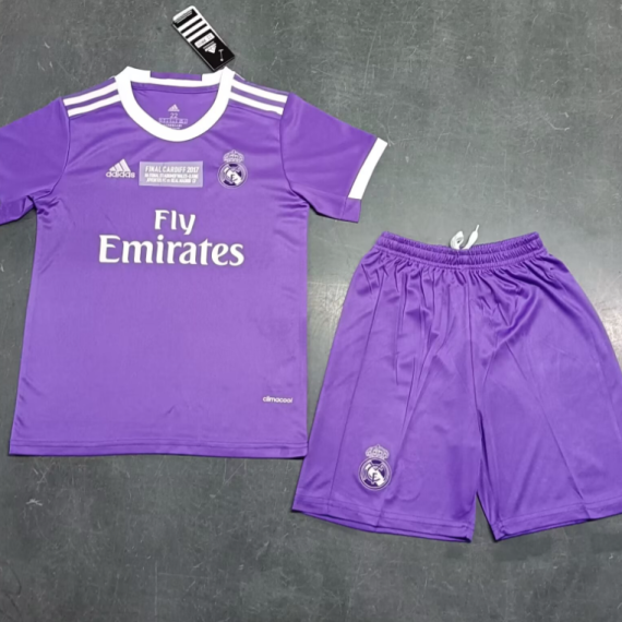 16/17 Real Madrid Away Football Shirt Kids Size Suit