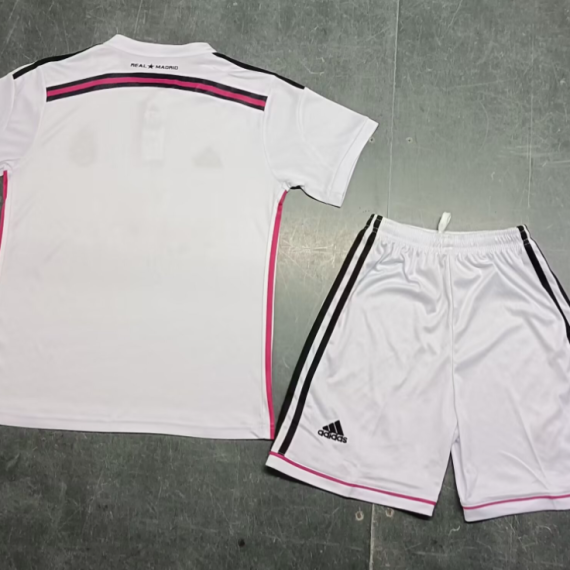 14/15 Retro Real Madrid Home Football Shirt Kids Size Suit