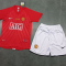 07/08 Retro Manchester United Home Champions Final Jersey Kids Size Suit