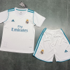 17/18 Retro Real Madrid Home Football Shirt Kids Size Suit
