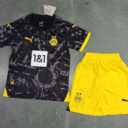 23/24 Borussia Dortmund Away Football Shirt Kids Size Suit