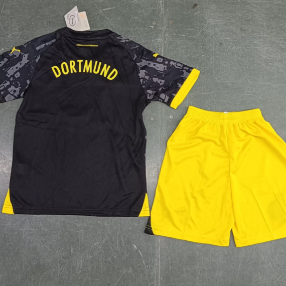 23/24 Borussia Dortmund Away Football Shirt Kids Size Suit