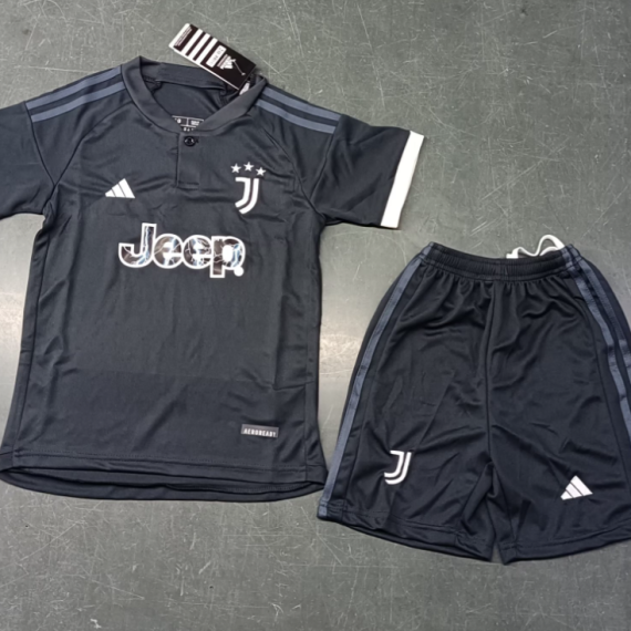 23/24 Juventus Third Football Shirt Kids Size Suit