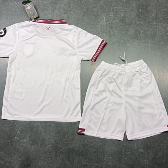 23/24 West Ham Away Football Shirt Kids Size Suit