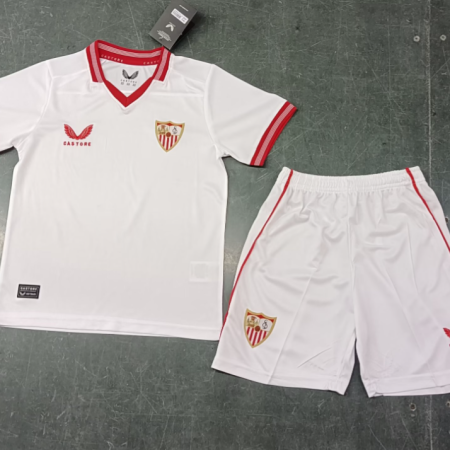 23/24 Serbia Home Football Shirt Kids Size Suit