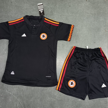 23/24 AS Roma Third Football Jersey Kids Size Suit