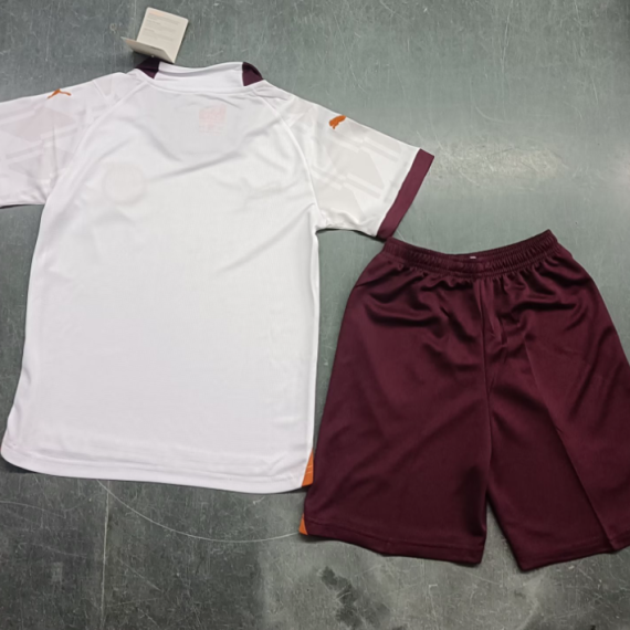 23/24 Manchester City Away Football Jersey Kids Size Suit