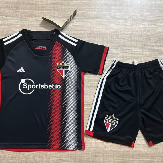 23/24 Sao Paulo Third Football Shirt Kids Size Suit