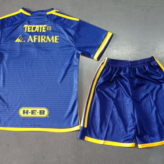 23/24 Tigres UANL Away Football Shirt Kids Size Suit