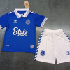 23/24 Everton Home Football Shirt Kids Size Suit