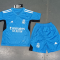 23/24 Real Madrid Blue Goalkeeper Football Shirt Kids Size Suit