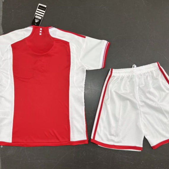 23/24 AJAX Home Football Shirt Kids Size Suit