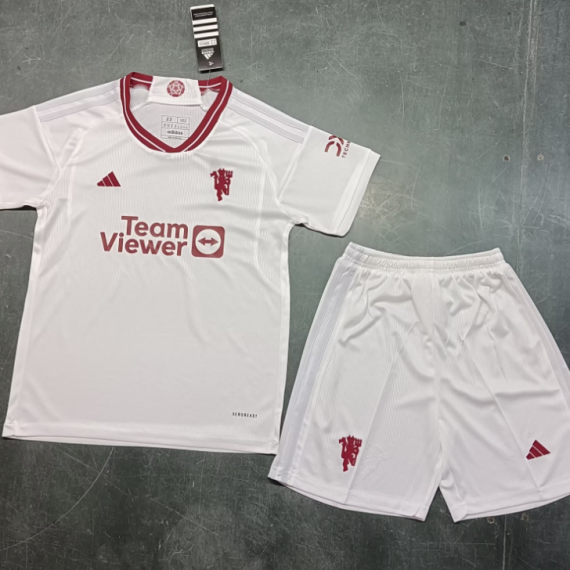 23/24 Manchester City Third Football Jersey Kids Size Suit