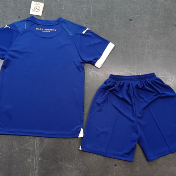 23/24 Marselha Away Football Jersey Kids Size Suit