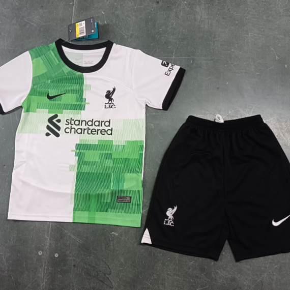 23/24 Liverpool Away Football Shirt Kids Size Suit