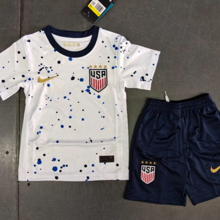 23/24 United States Home Football Jersey Kids Size Suit