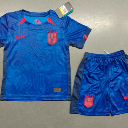 23/24 United States Women Home Football Jersey Kids Size Suit