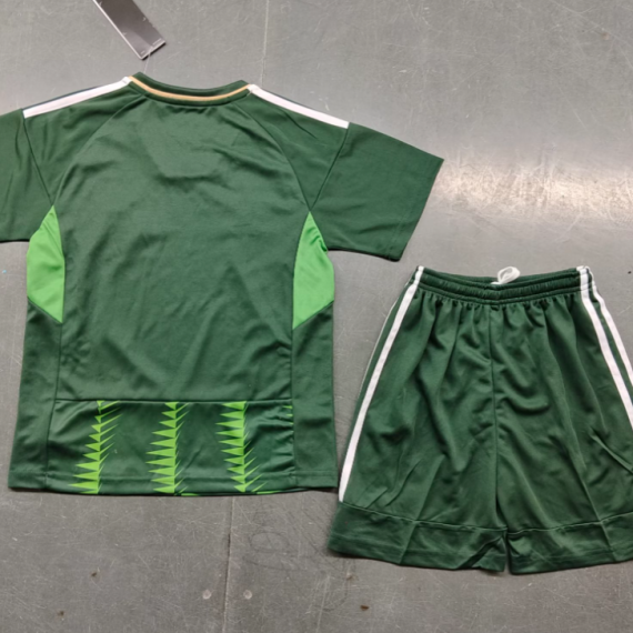 23/24 Saudi Green Home Fans Football Shirt Kids Size Suit