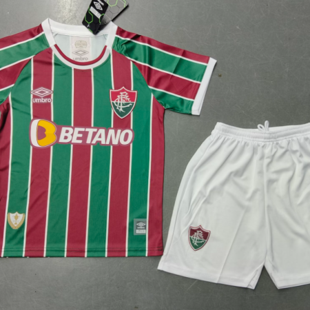 23/24 Fluminense Home Football Shirt Kids Size Suit