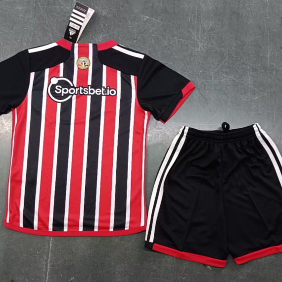 23/24 Sao Paulo Away Football Shirt Kids Size Suit