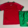 22/23 Morocco Home Football Shirt Kids Size Suit