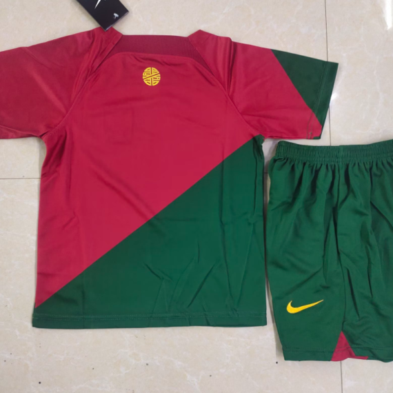 22/23 Portugal Home Football Shirt Kids Size Suit
